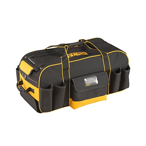 Yellow/Black Large 26-Inch Duffel Trolley Bag with Wheels T53205