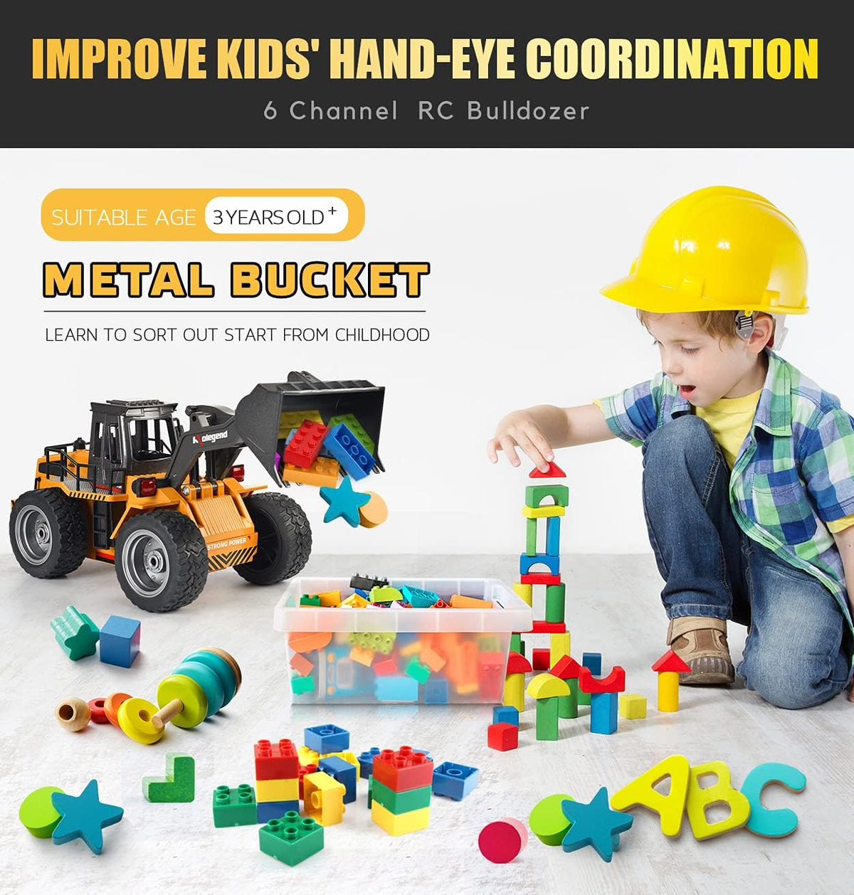 1/18 Scale RC Metal Front Loader 4WD Construction Vehicle N468