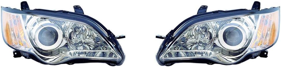 Subaru Legacy Headlight Assembly 2008 2009 Passenger Side V680