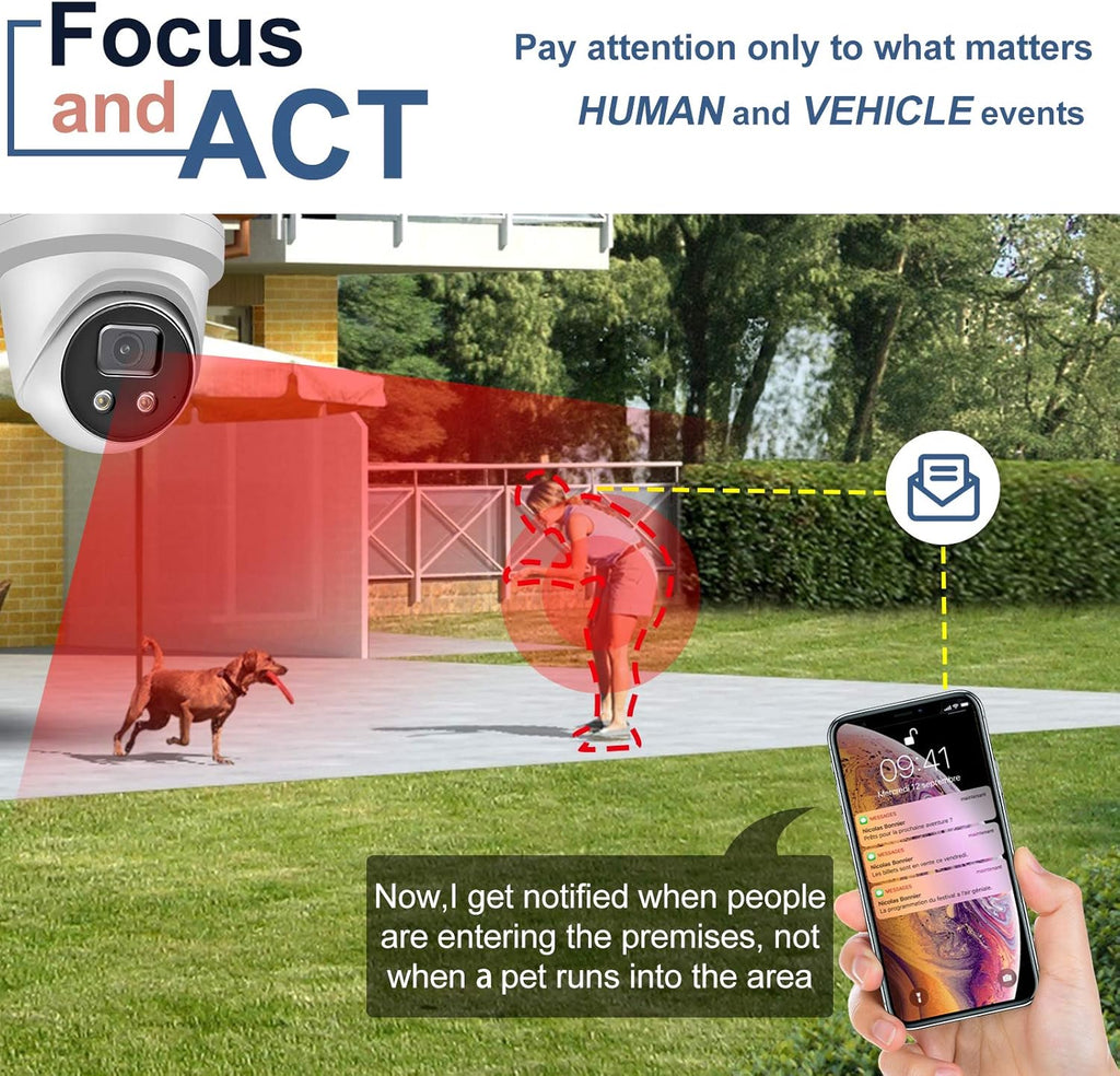4K POE IP Camera with Built-in Microphone C264