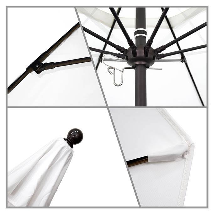 7.5 ft Silver Market Umbrella H7060