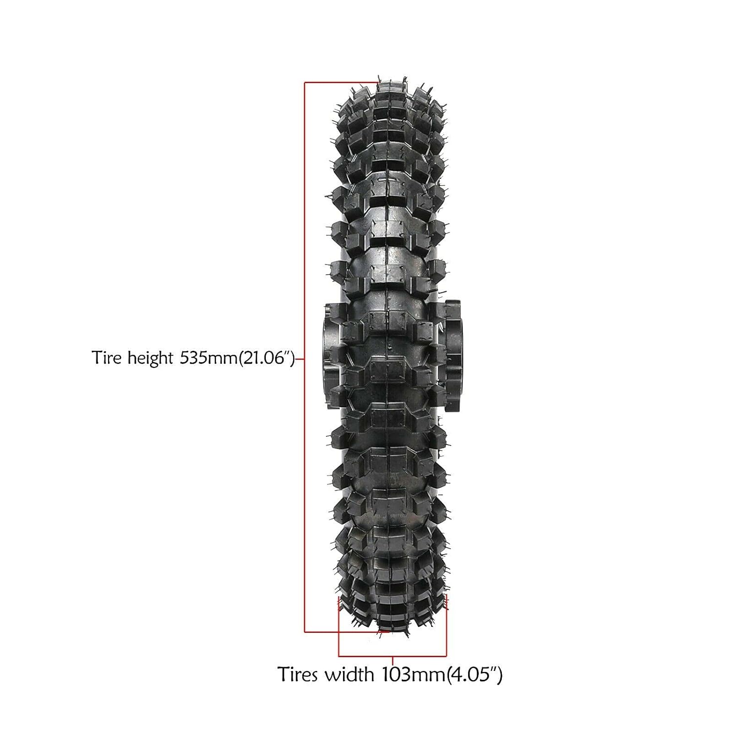 14" Rear Wheel 90/100-14 Tire + Rim for Dirt Bike Pit Bike C613