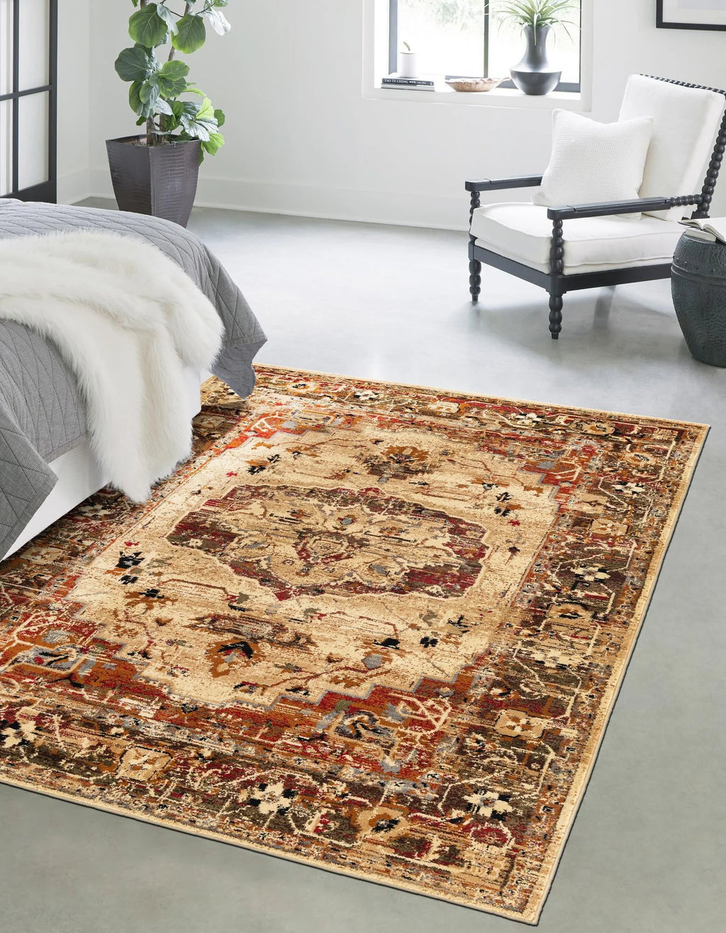 Cream Medium Rug J773382