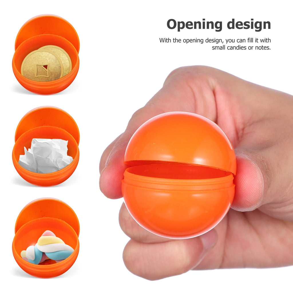 25 Pcs Plastic Hollow Openable Raffle Balls X82384