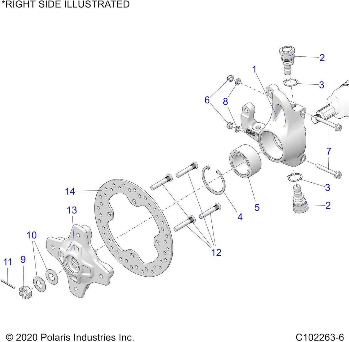 ATV Wheel Hub E548