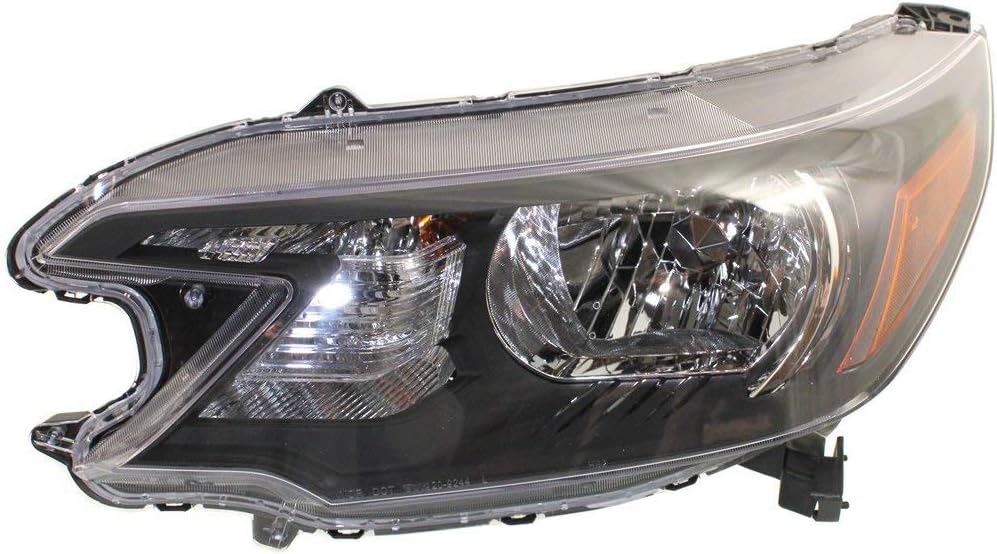 Headlight Assembly Set of 2 Clear Lens P6129