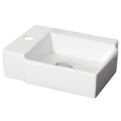 Rectangular Vessel Bathroom Sink T244