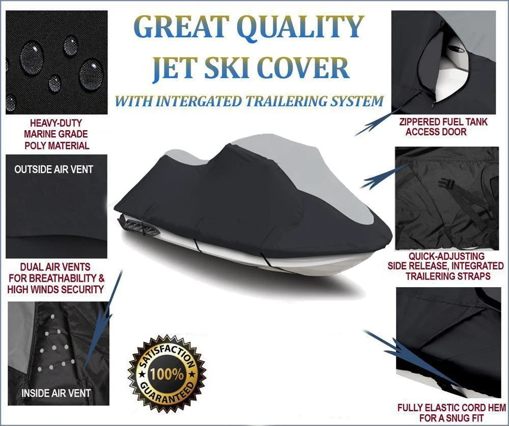Jet Ski PWC Watercraft Cover 2 Seater X7511