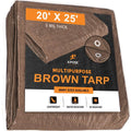 Brown Poly Tarps 20 x 25 Case of 4 Z835