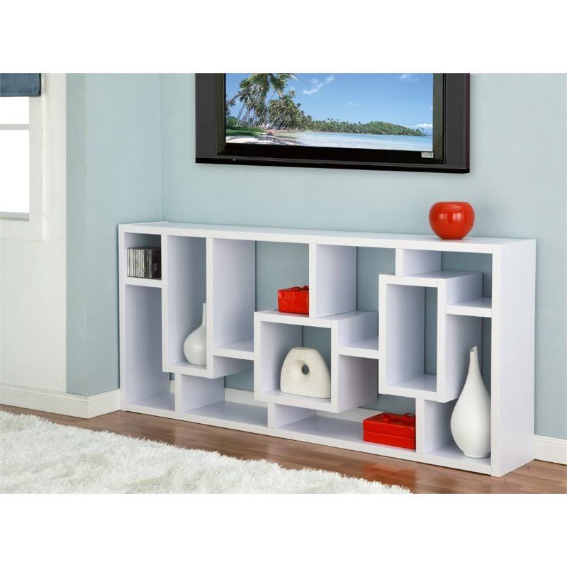 White Bookcase Z8328