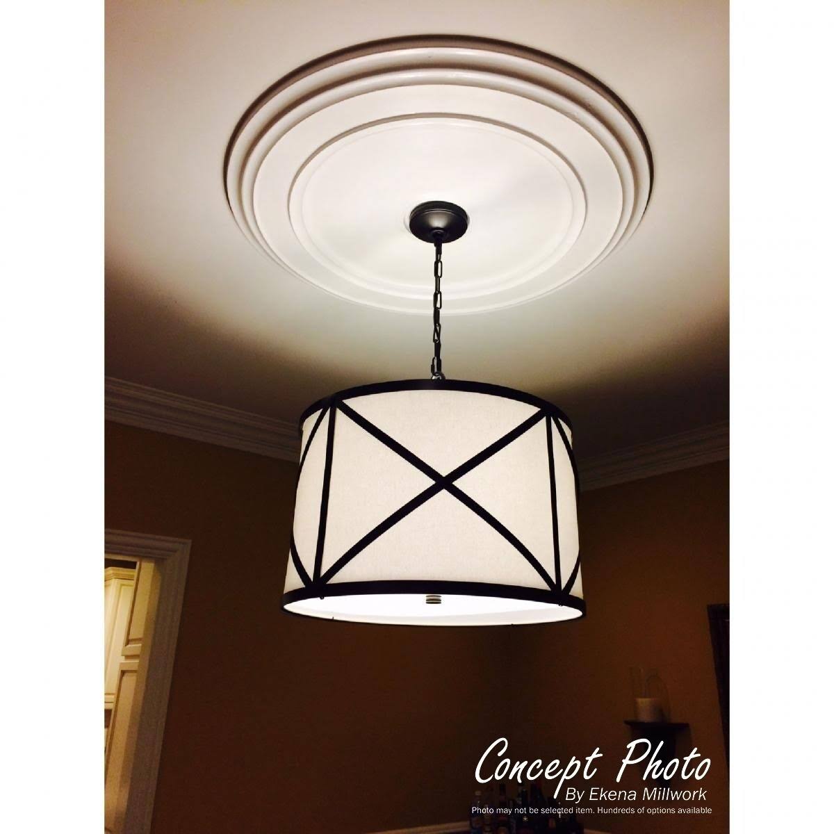 Jet Black Ceiling Medallion X700