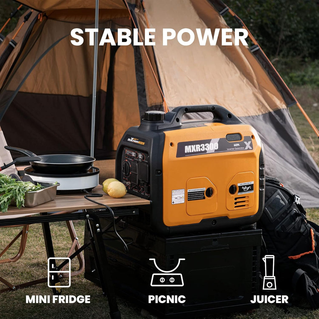 Portable Inverter Generator 3000W/3300W Gas Powered Quiet EPA Compliant X9564