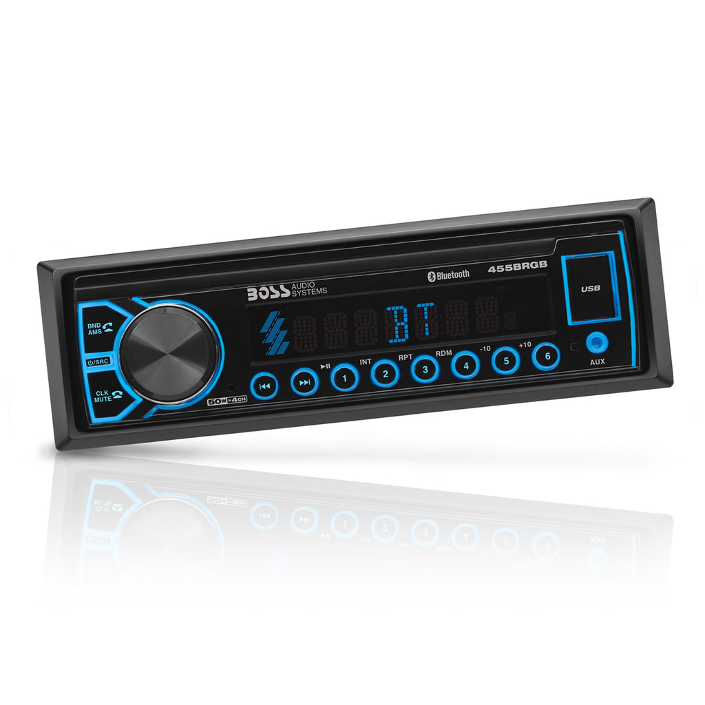 Bluetooth Car Audio Stereo System Single Din H10606