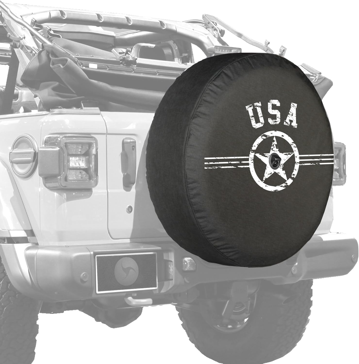 33" Soft Tire Cover for Jeep Wrangler JL Pack of 2 X637974