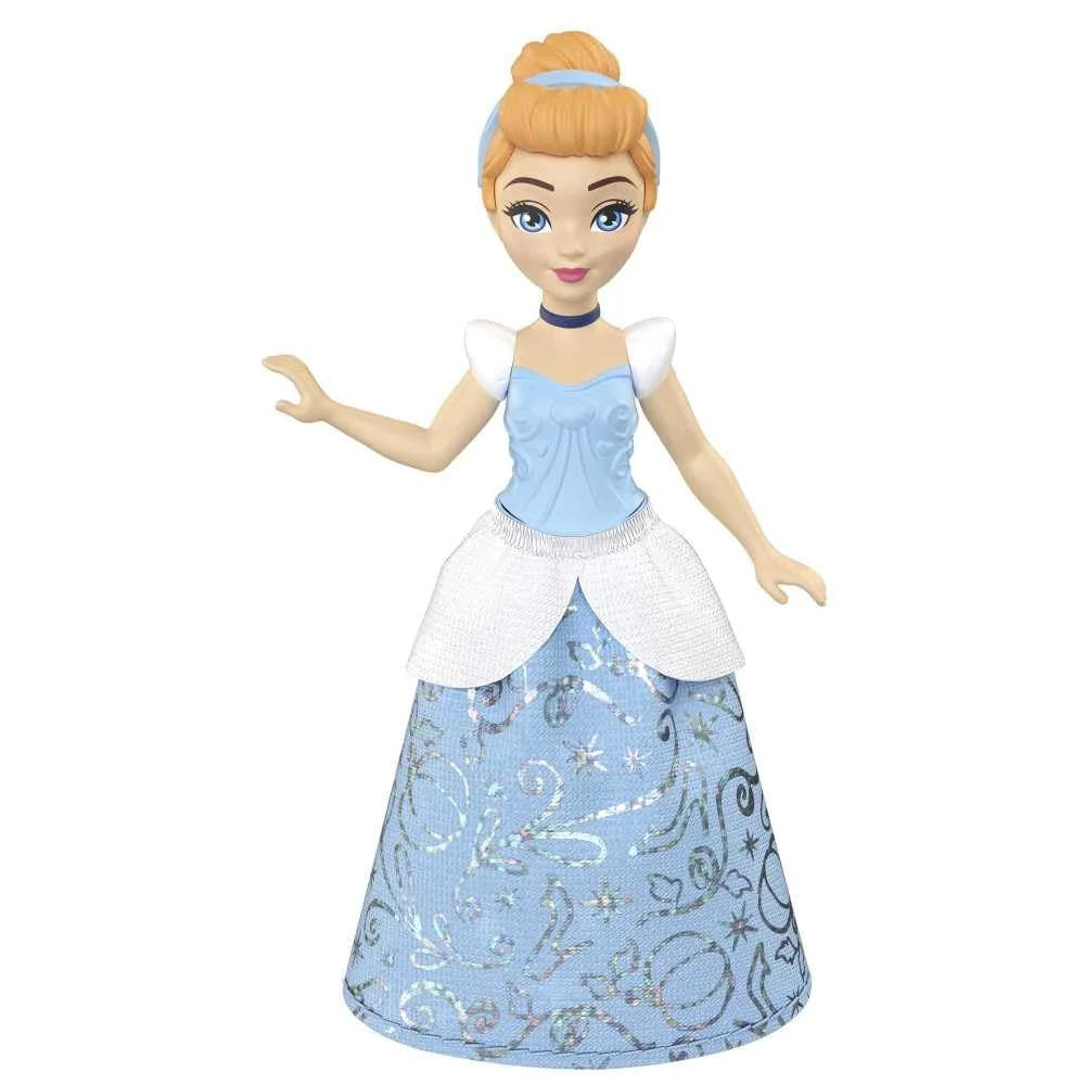 2 Disney Princess 3.5-inch Small Dolls - Cinderella & Mulan W5915