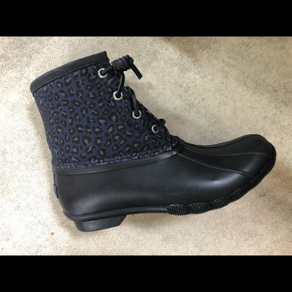 Navy/Cheetah 7.5 M (B) Boots T315