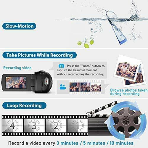 WiFi Vlogging Camera 3x22 IPS Touch Screen Night Vision Ultra HD 1080p 30fps 26MP V77031