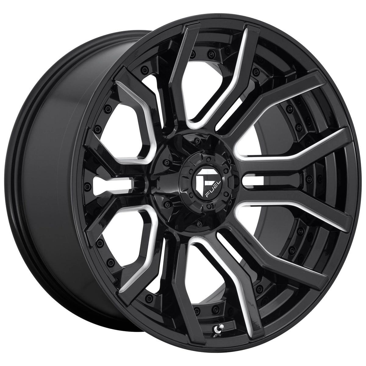 Gloss Black Milled 8x170 -44mm Wheel S373