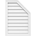 Half Octagon Top Right Surface Mount PVC Gable Vent N4839