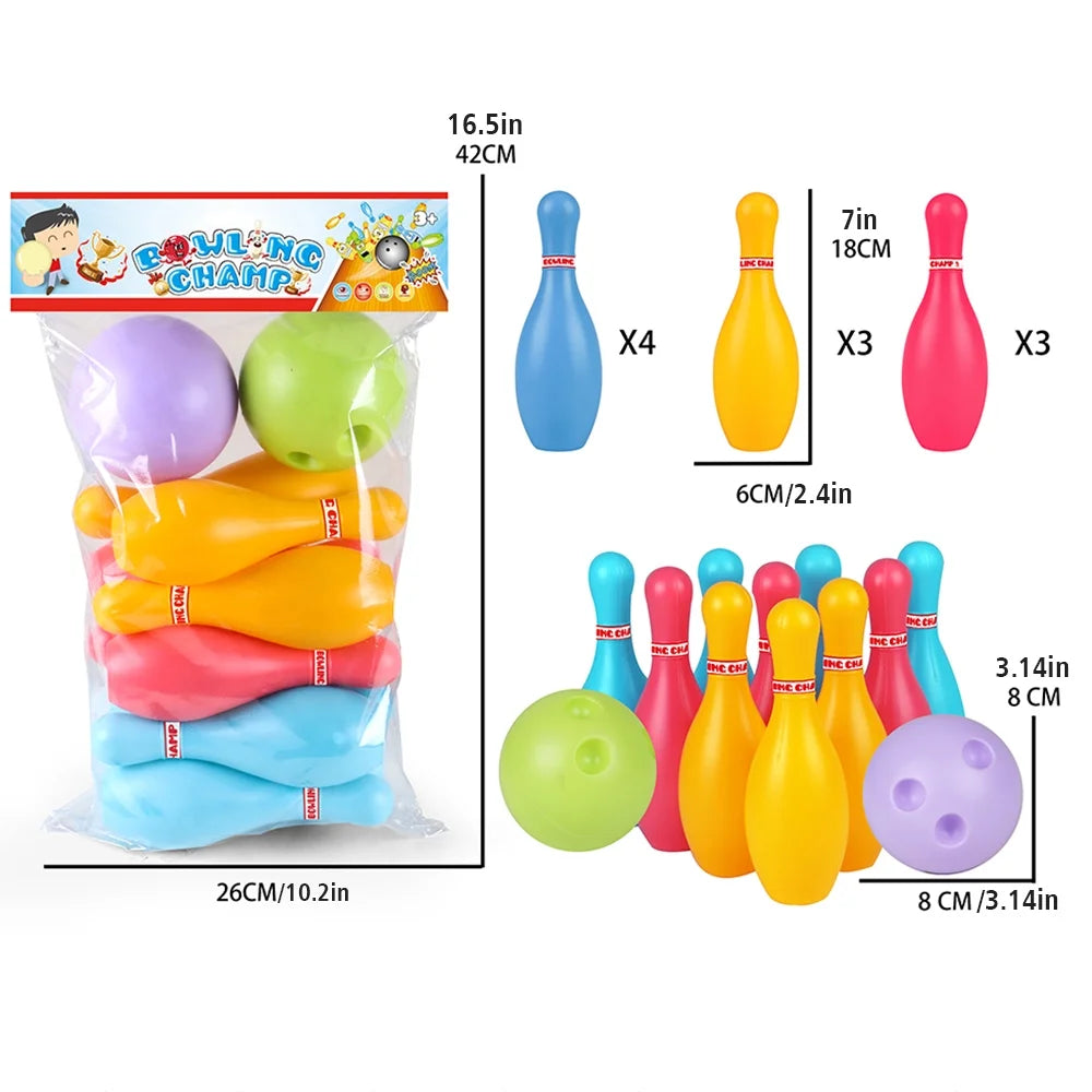 Children'S Bowling Set Indoor And Outdoor Z716