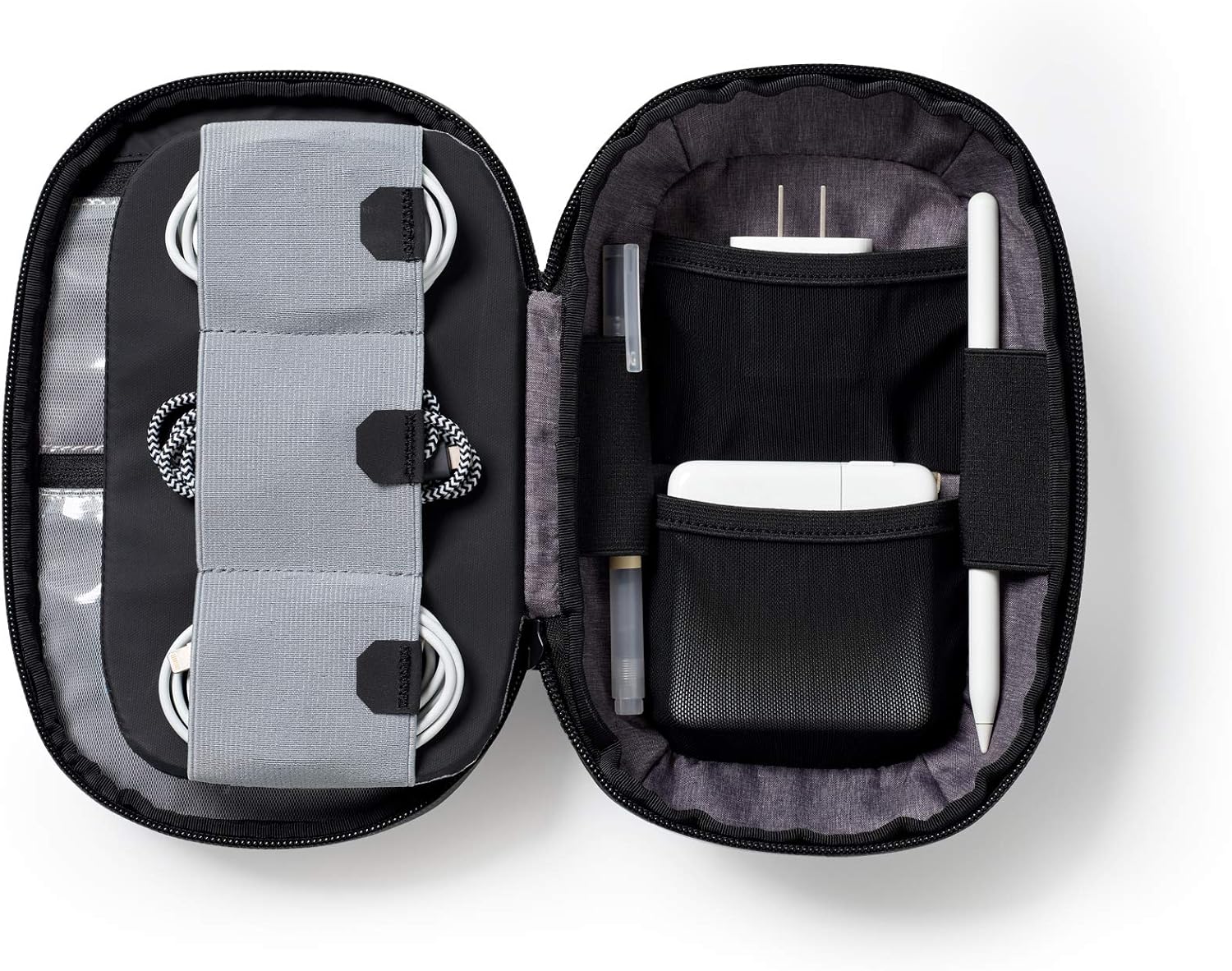 Black Water Resistant Tech Organizer W84031