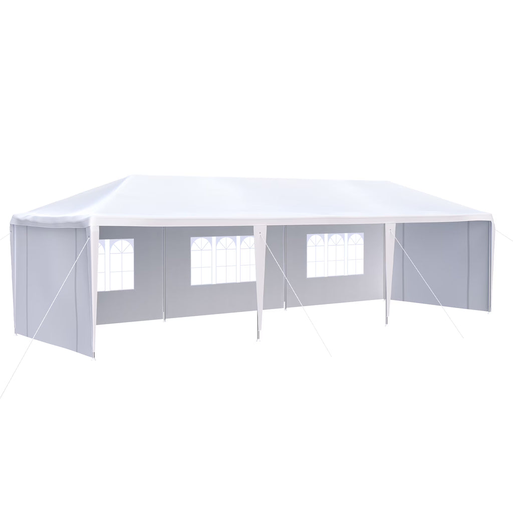 10x30' Outdoor Canopy Tent with 5 Removable Sidewalls U483