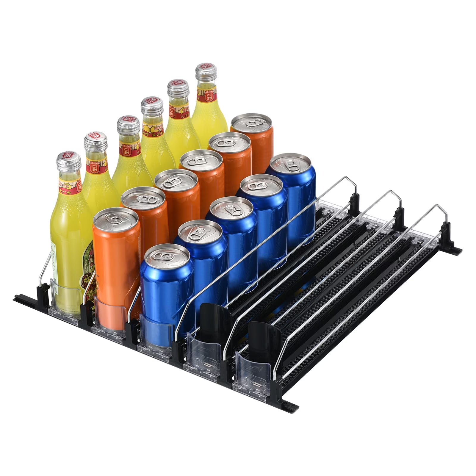 5pcs Black Soda Can Organizer P3046