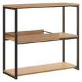 Black Painted Metal Console Table N81794