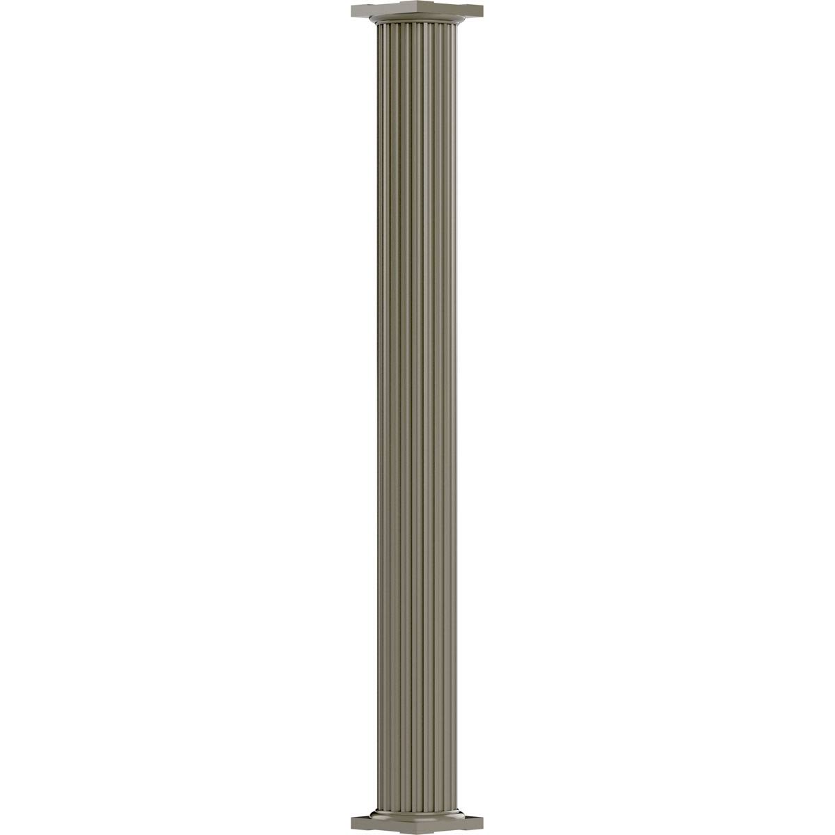 8x22 x 9 Aluminum Column, Round Shaft, 2 Halves Included X10718