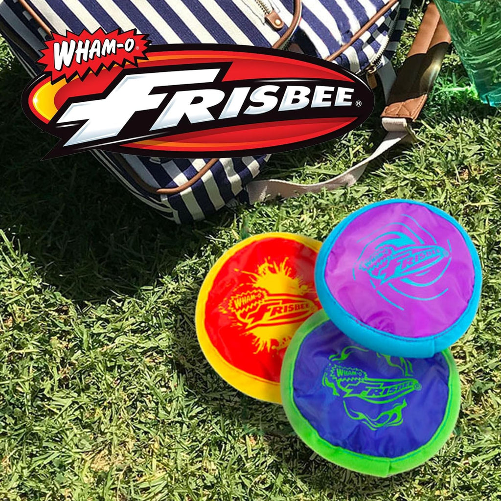 24 Pack Mini Pocket Frisbee (Blue + Green + Yellow) A45856