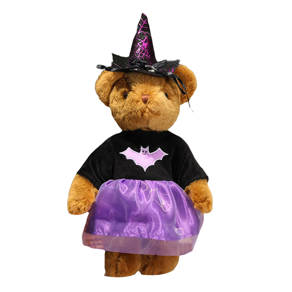 Halloween Witch Bear Plush Stuffed Toy H28776