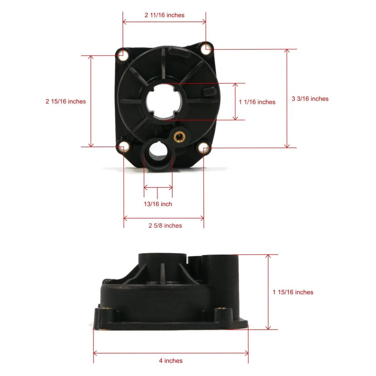 Water Pump Impeller Kit For 1979 Evinrude 75 HP With 20" Transom T2384