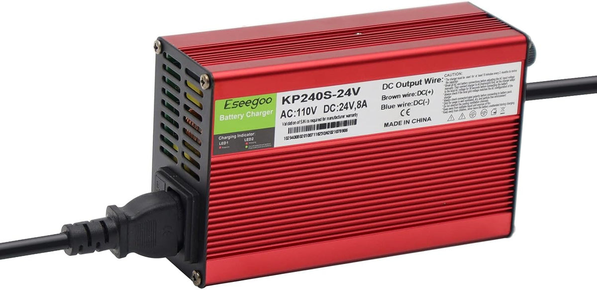 24V 8A Battery Charger with 3-Pin XLR Connector W3939