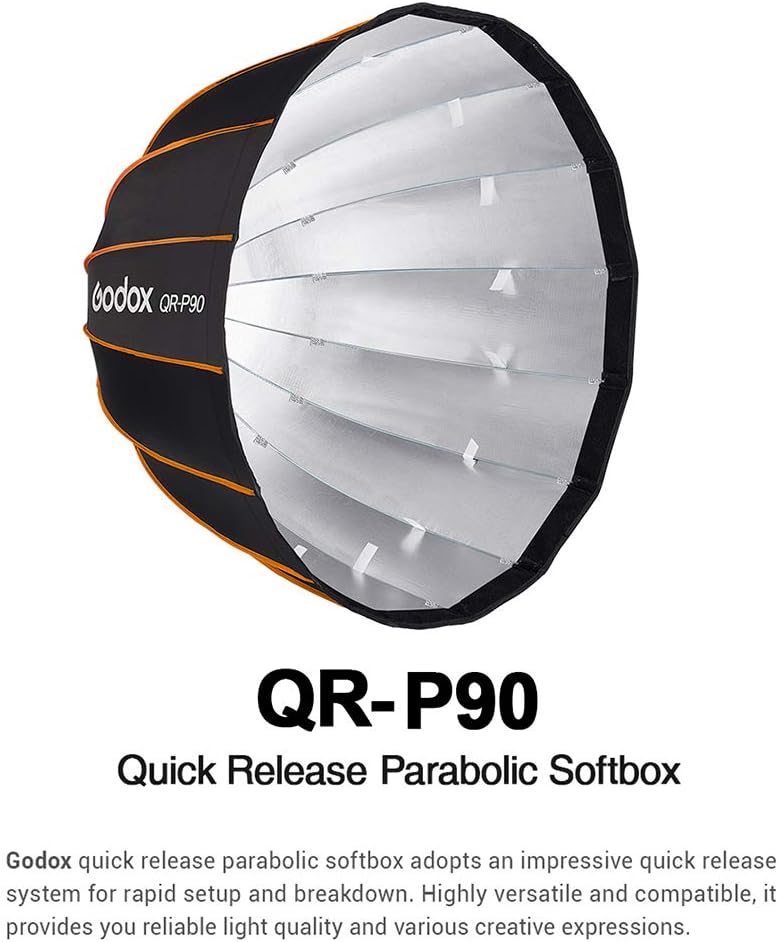 Parabolic Softbox with Front and Inner Diffuser and Carrying Bag N4570