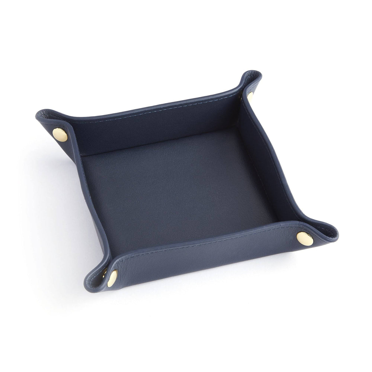 Orange Leather Valet Tray Z8064
