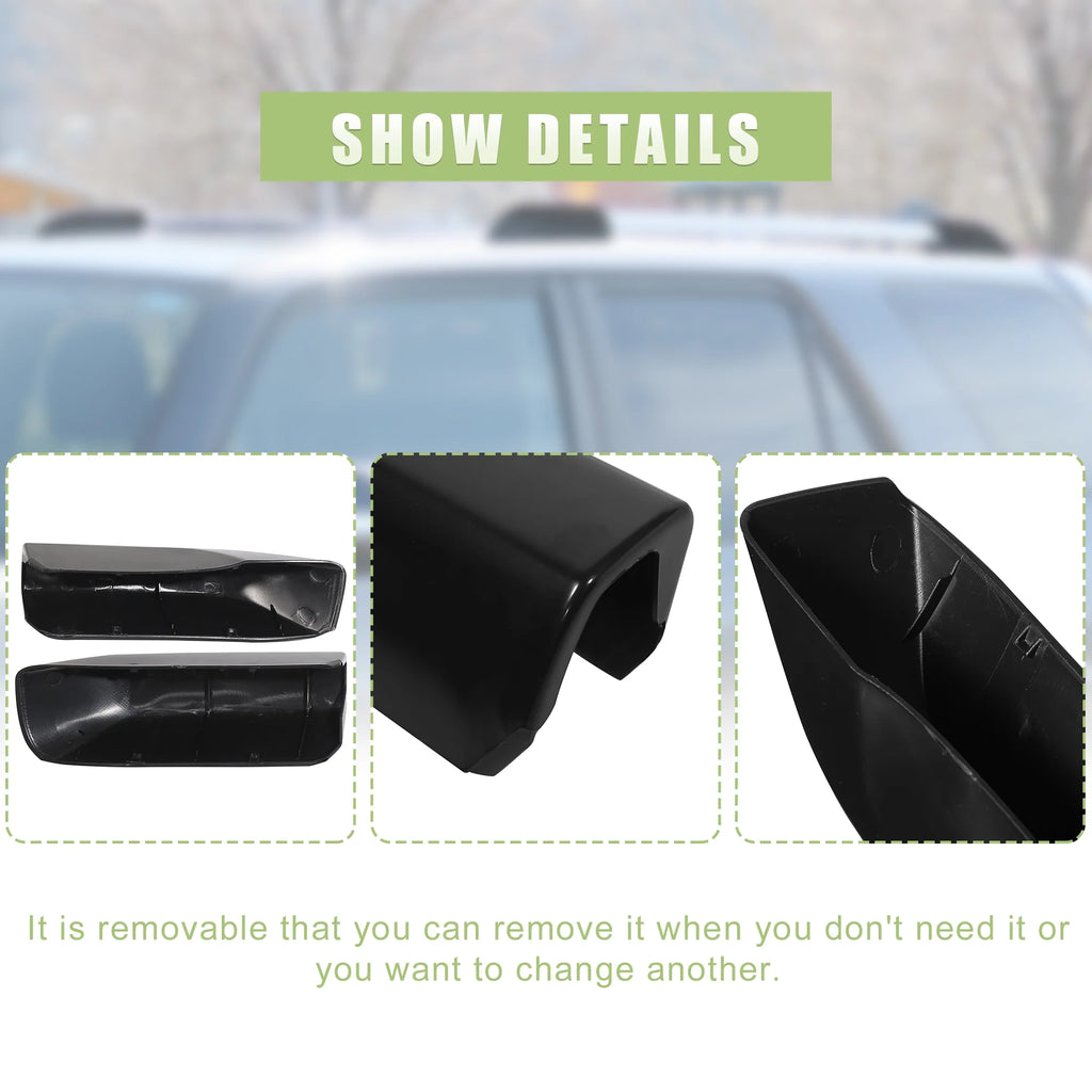 4pcs Roof Rack Rail Cover End Protection for Toyota 4Runner W614