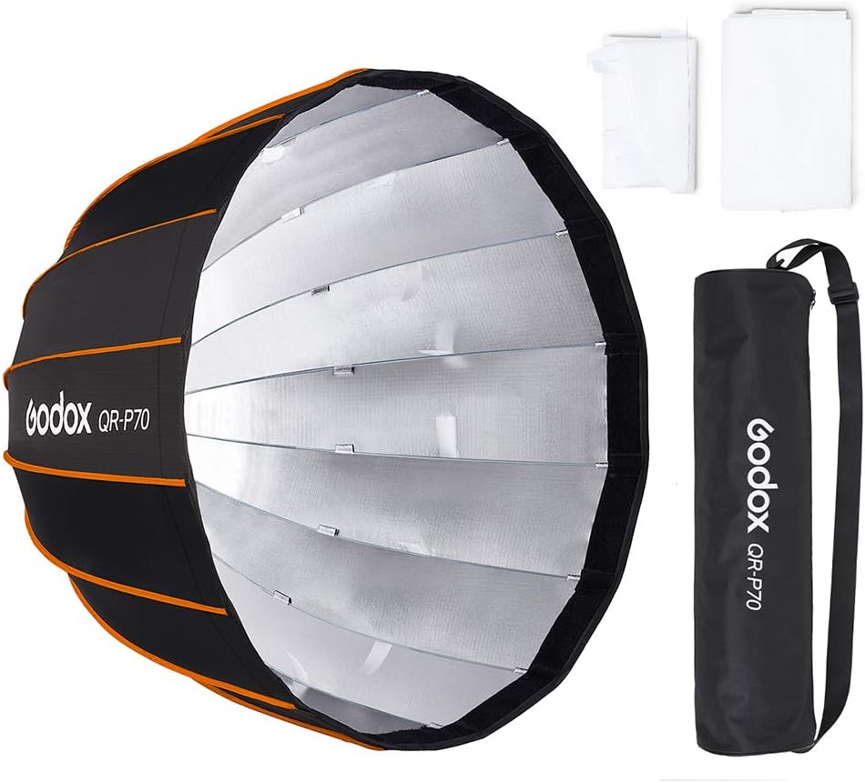 Parabolic Softbox with Front and Inner Diffuser and Carrying Bag N4570