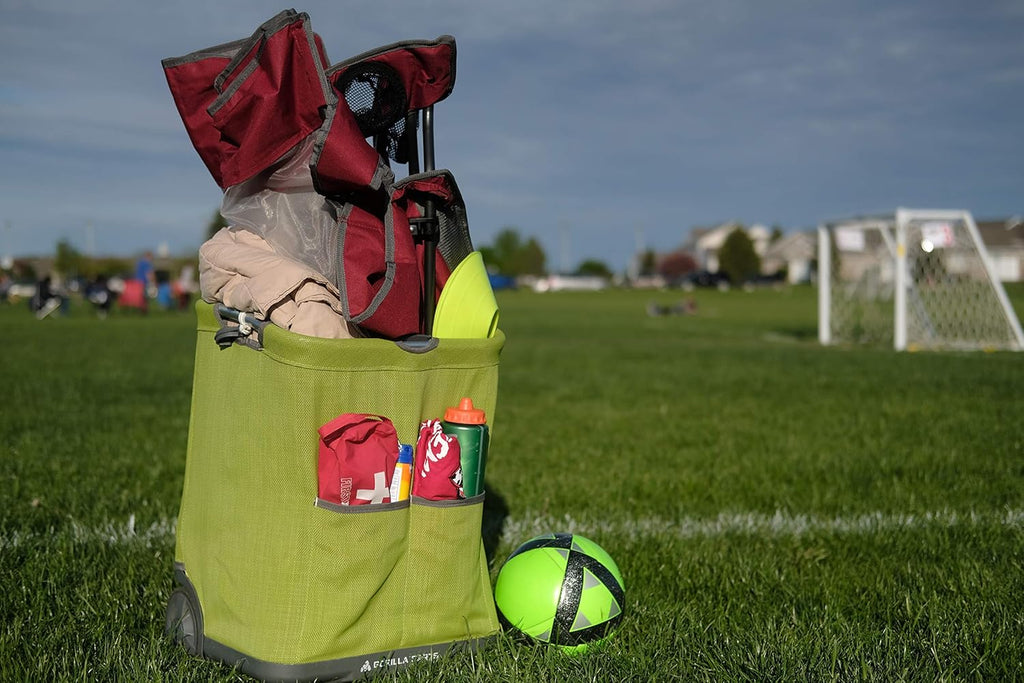 Green Collapsible Soft-Sided Folding Cart T2612
