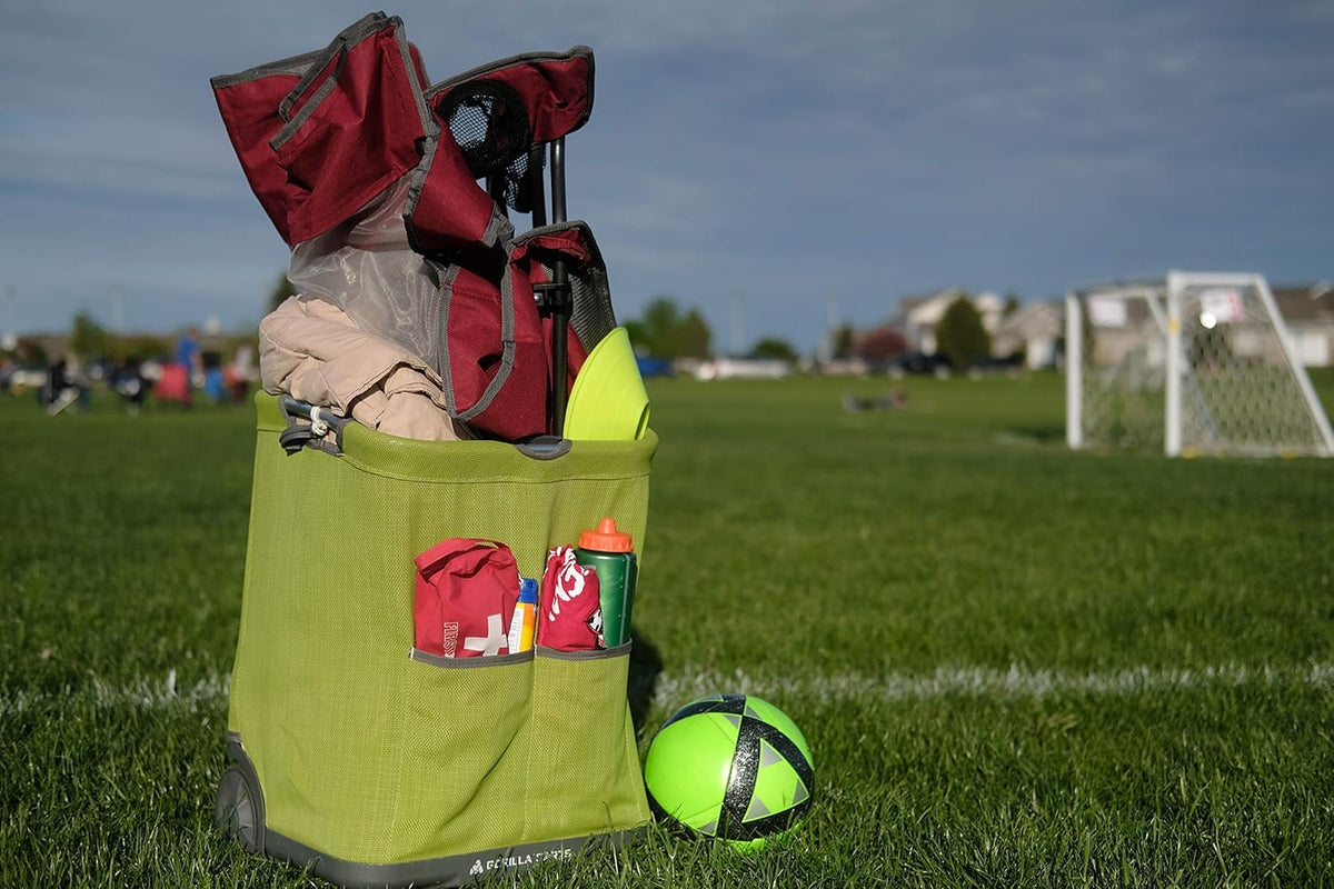 Green Collapsible Soft-Sided Folding Cart T2612