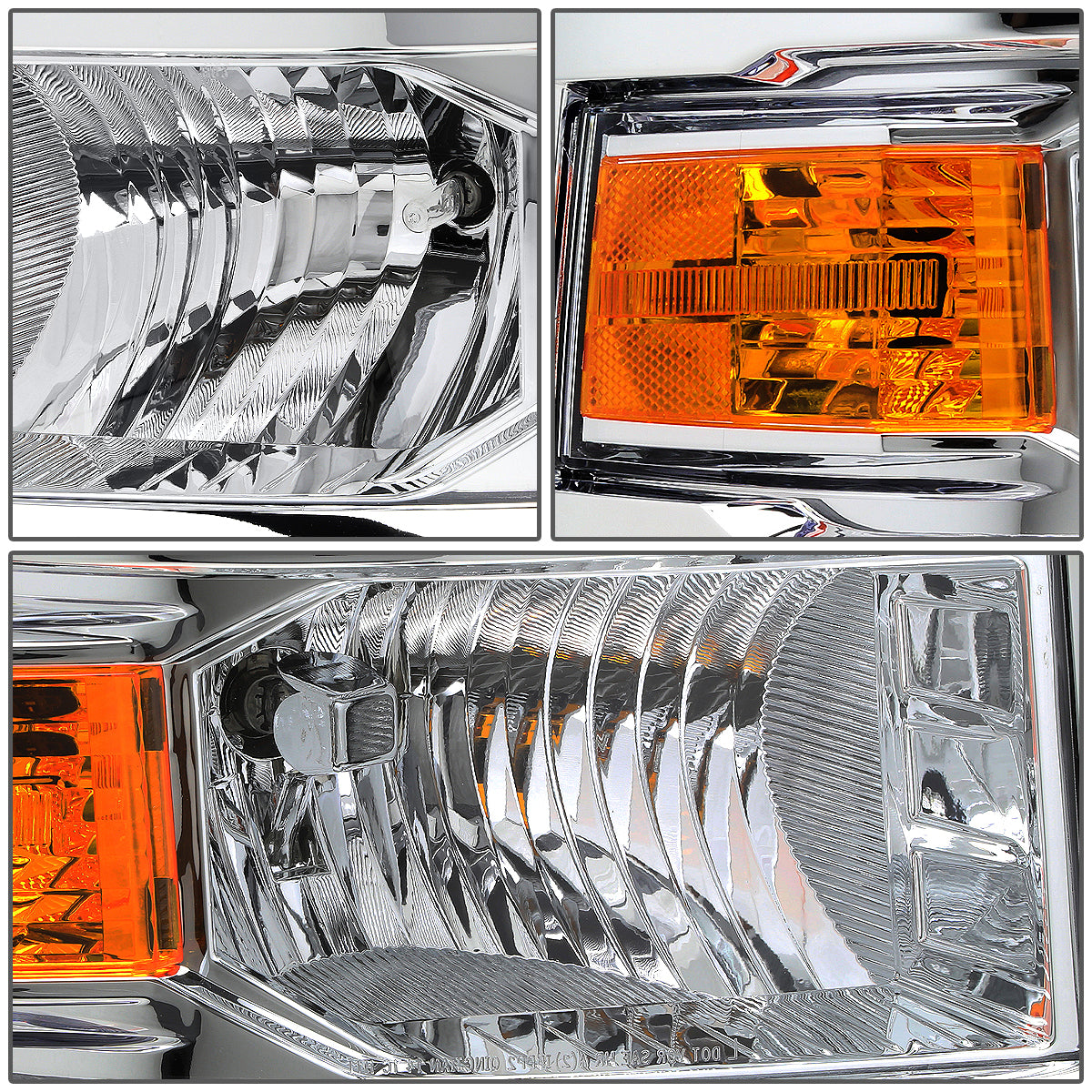 Headlight Headlamp Assembly for Chevy Silverado 1500 Right Passenger Side 1 Piece O521980