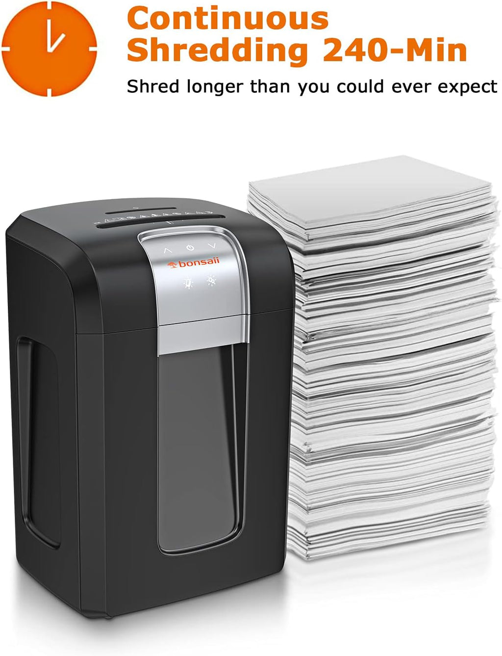 18 Sheet Cross-Cut Paper Shredder with 7.9 Gallons Pullout Wastebasket E992340