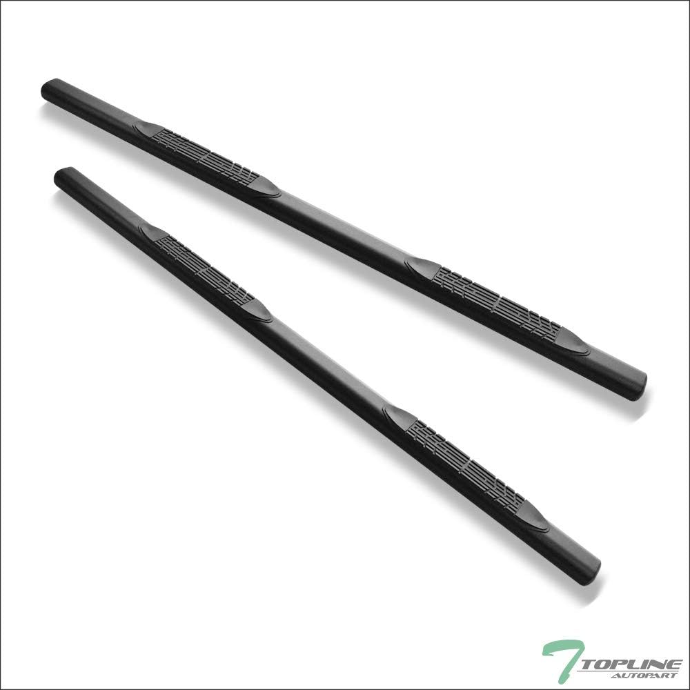 Oval Matte Black Side Step Nerf Bars Running Boards O319052