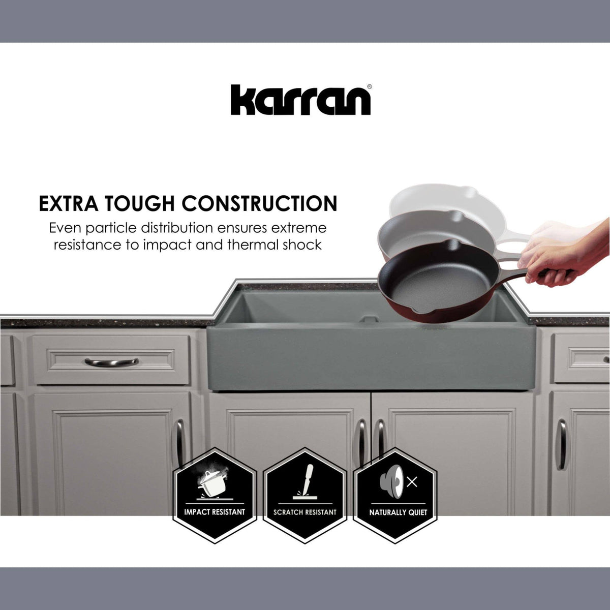 Quartz Composite Kitchen Sink M5809