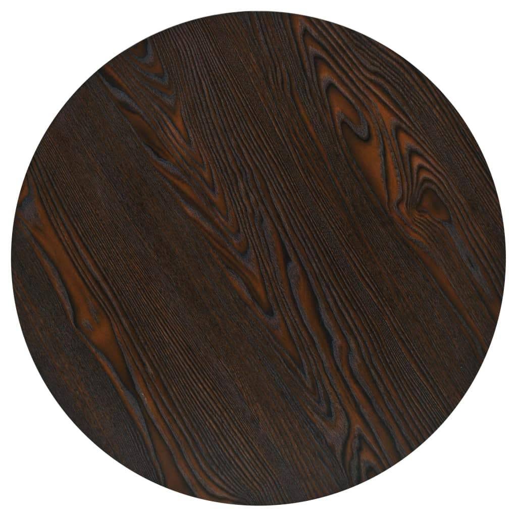 Oak Color MDF and Steel Bistro Table H78429