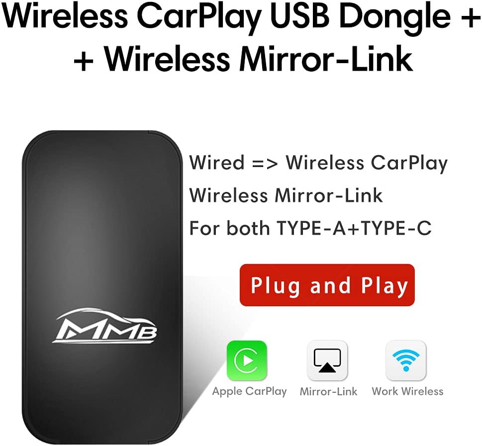 Wireless CarPlay Adapter USB Dongle W7225