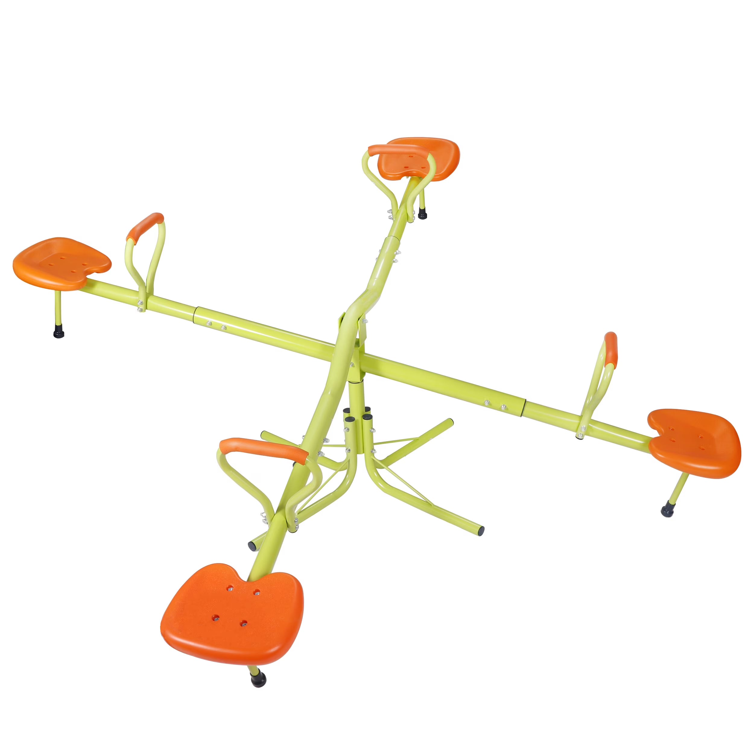 Green 4 Seats Swivel Seesaw Outdoor Play M65051