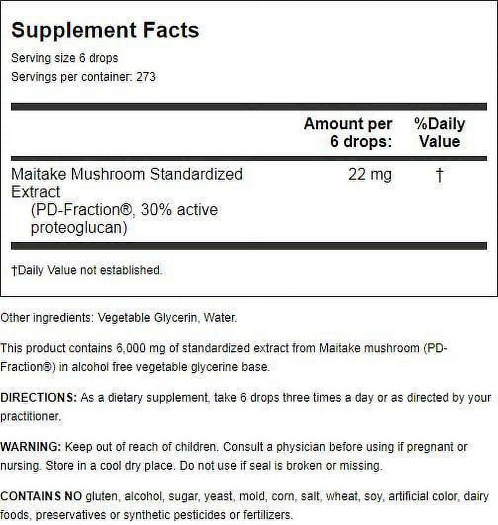 Maitake D-fraction Pro 4X 2 Oz G703935