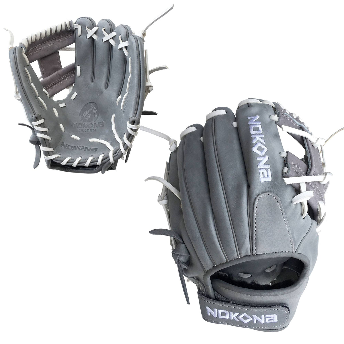 Gray Fastpitch Softball Glove L2223