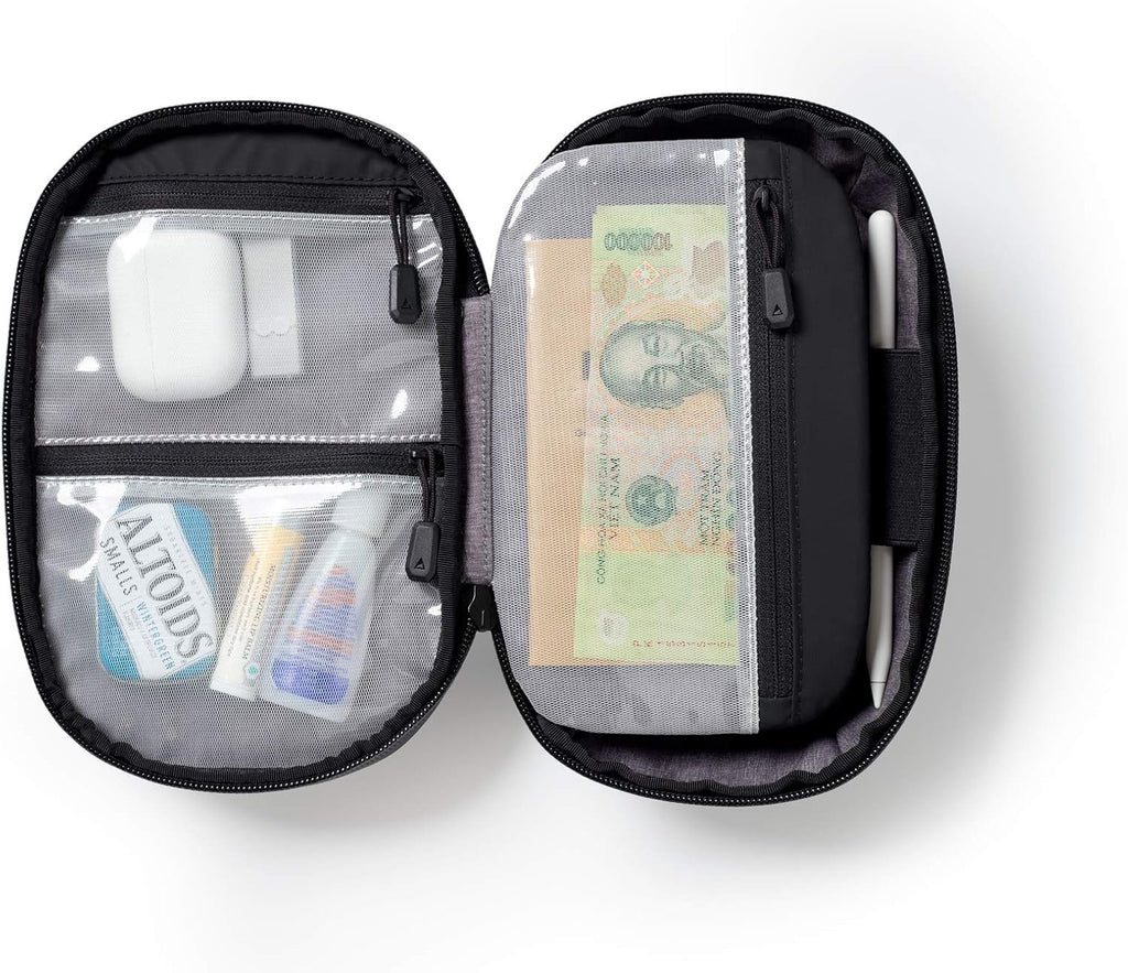 Black Water Resistant Tech Organizer W84031
