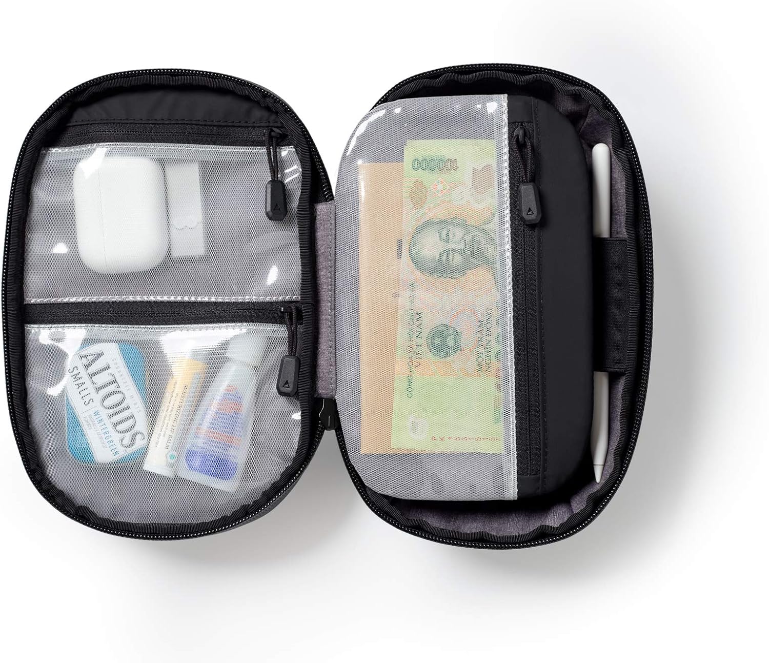 Black Water Resistant Tech Organizer W84031